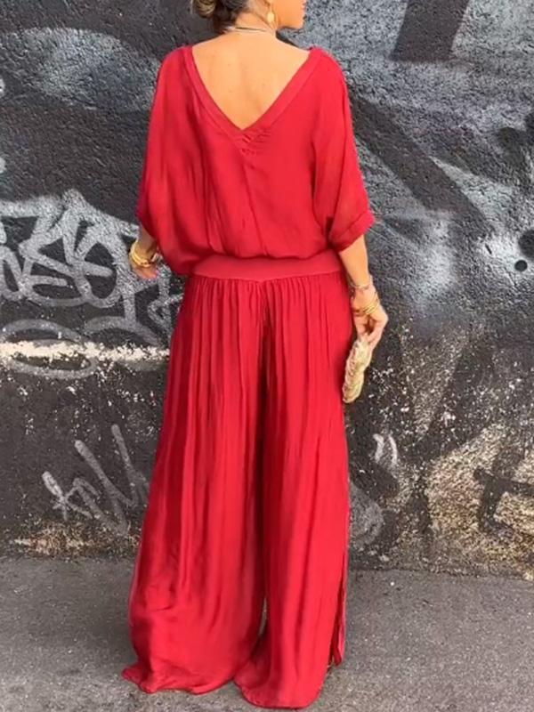 Ensemble Uni en Mousseline Chic