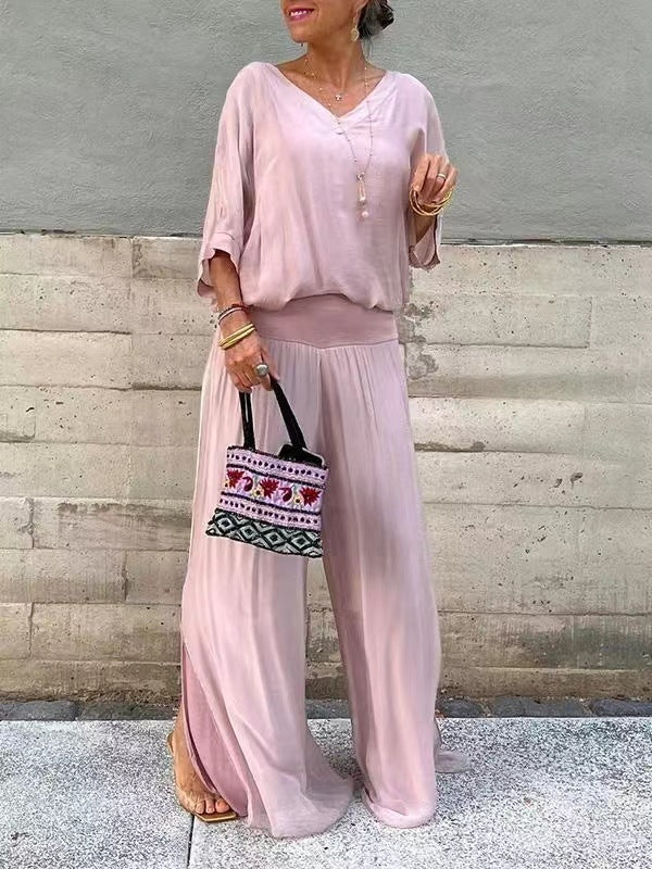 Ensemble Uni en Mousseline Chic