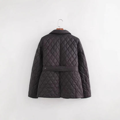 Veste Matelassée avec Ceinture