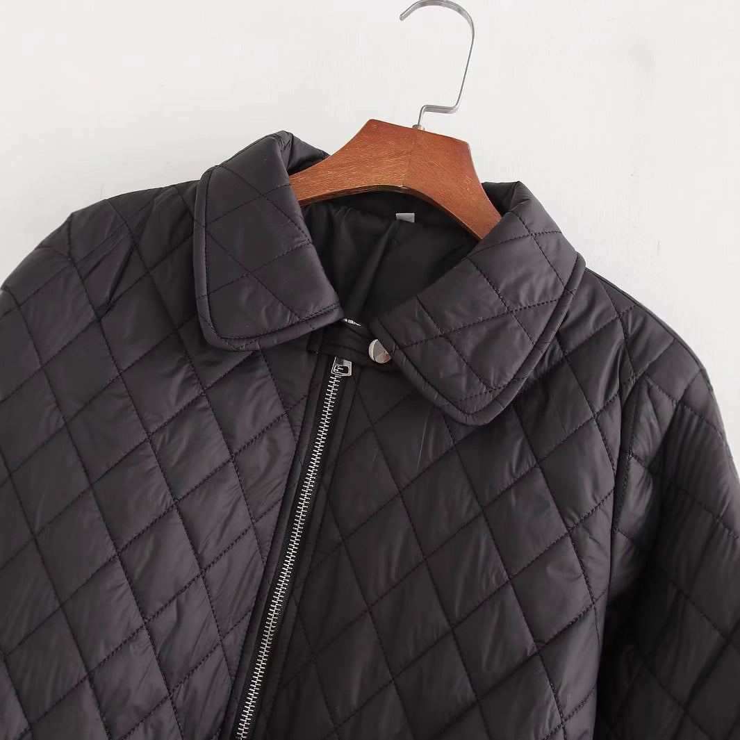 Veste Matelassée avec Ceinture