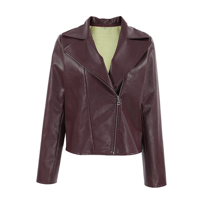 Veste Tailleur Bordeaux Synthétique